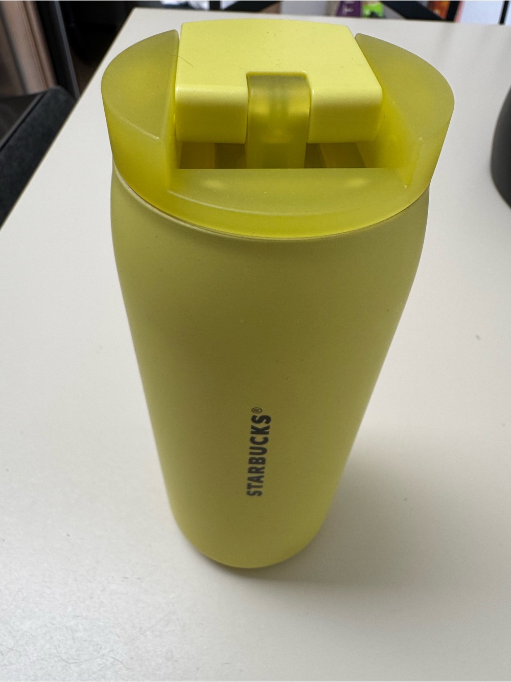 Starbucks Lime Green Travel Tumbler